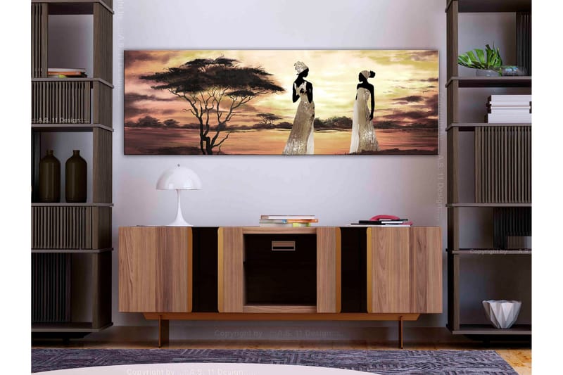 Taulu African Goddesses (1 Part) Narrow 120x40 - Artgeist sp. z o. o. - Sisustustuotteet - Taulu & taide - Canvas-taulu