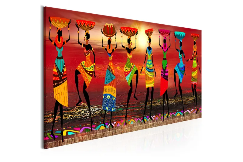 Taulu African Women Dancing 150x50, Artgeist sp. z o. o.