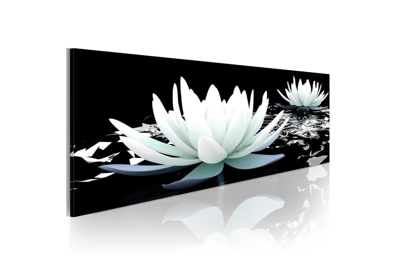 Taulu Alabaster Lilies 135x45 - Artgeist sp. z o. o. - Sisustustuotteet - Taulu & taide - Canvas-taulu
