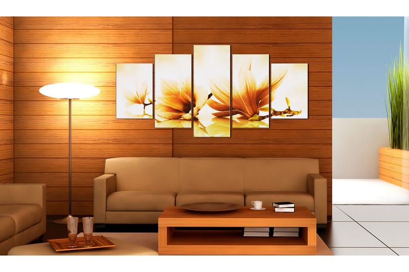 Taulu Amber Magnolias 200x100 - Artgeist sp. z o. o. - Sisustustuotteet - Taulu & taide - Canvas-taulu