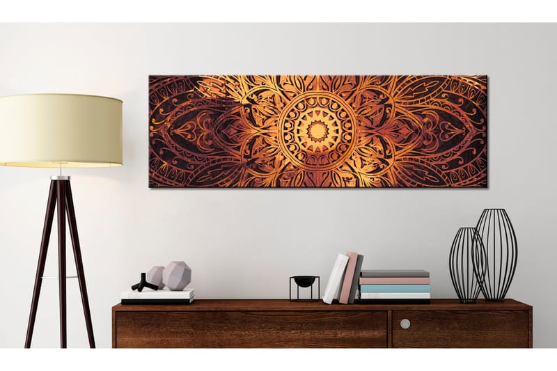 Taulu Amber Mandala 135x45 - Artgeist sp. z o. o. - Sisustustuotteet - Taulu & taide - Canvas-taulu