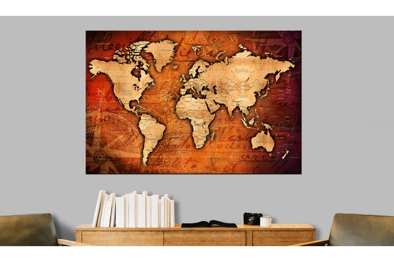 Taulu Amber World 90x60 - Artgeist sp. z o. o. - Sisustustuotteet - Taulu & taide - Canvas-taulu