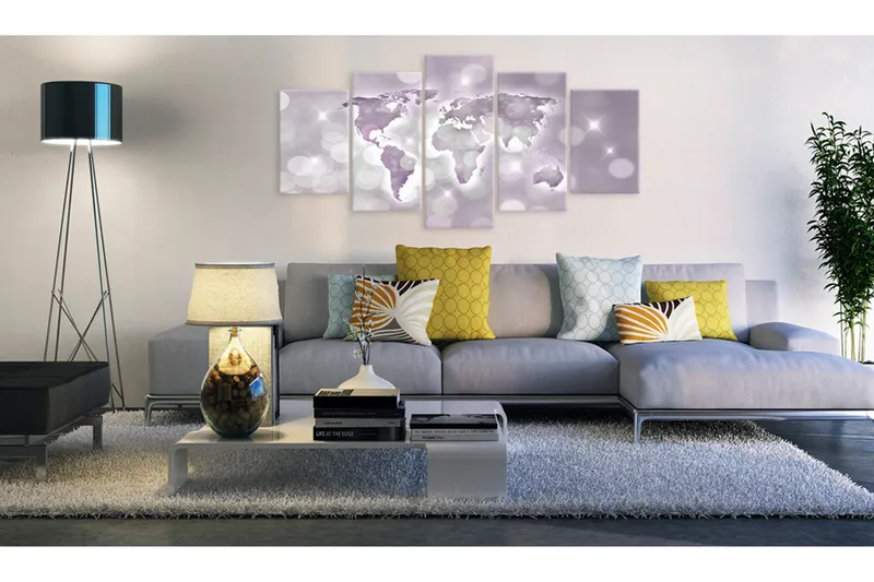 Taulu Amethyst World 100x50 - Artgeist sp. z o. o. - Sisustustuotteet - Taulu & taide - Canvas-taulu