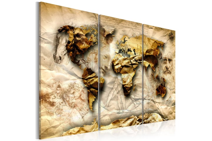 Taulu Anatomy Of The World 120x80 - Artgeist sp. z o. o. - Canvas-taulu - Seinäkoristeet
