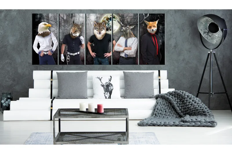 Taulu Animal Faces 225x90, Artgeist sp. z o. o.