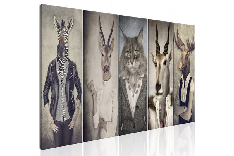 Taulu Animal Masks 225x90 - Artgeist sp. z o. o. - Sisustustuotteet - Taulu & taide - Canvas-taulu