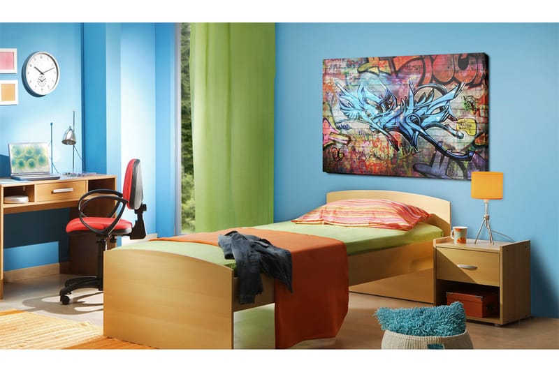 Taulu Anonymous Graffiti 90x60 - Artgeist sp. z o. o. - Sisustustuotteet - Taulu & taide - Canvas-taulu