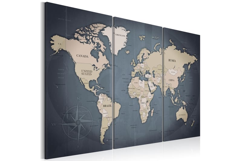 Taulu Anthracitic World 120x80, Artgeist sp. z o. o.