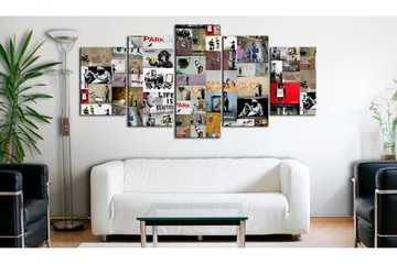 Taulu Art Of Collage Banksy Iv 100x50 - Artgeist sp. z o. o. - Sisustustuotteet - Taulu & taide - Canvas-taulu