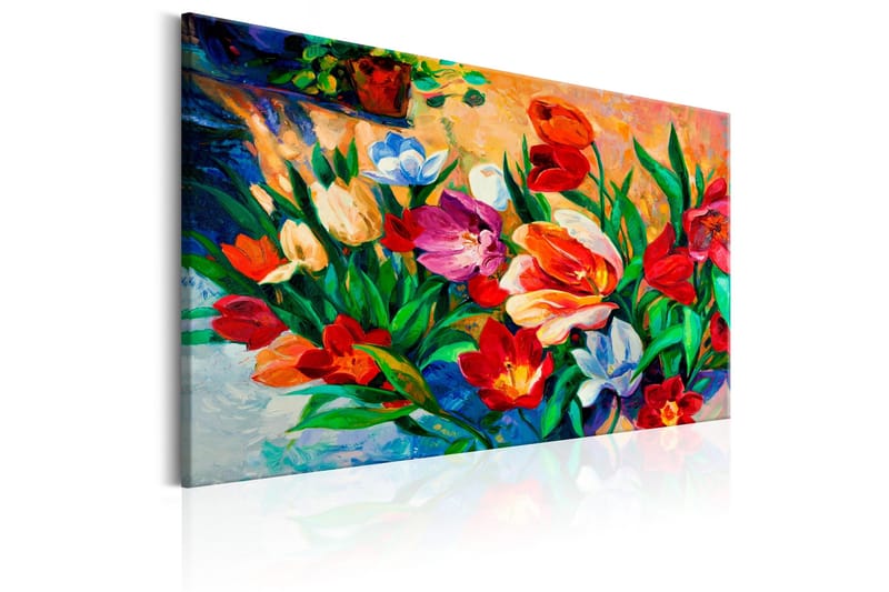 Taulu Art of Colours: Tulips 120x80 - Artgeist sp. z o. o. - Sisustustuotteet - Taulu & taide - Canvas-taulu