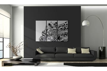 Taulu Artistic Mess Triptych 120x80 - Artgeist sp. z o. o. - Sisustustuotteet - Taulu & taide - Canvas-taulu