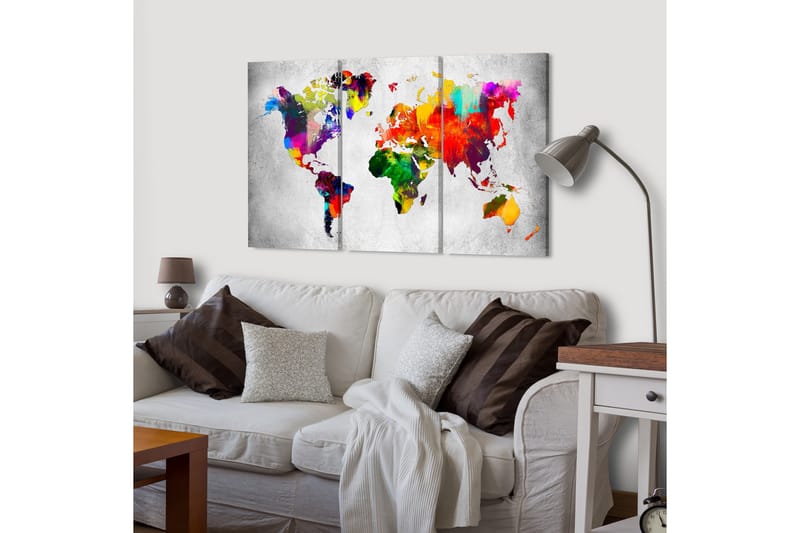 Taulu Artistic World Triptych 120x80, Artgeist sp. z o. o.