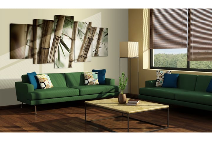 Taulu Asian Bamboo Forest 100x50 - Artgeist sp. z o. o. - Canvas-taulu - Seinäkoristeet