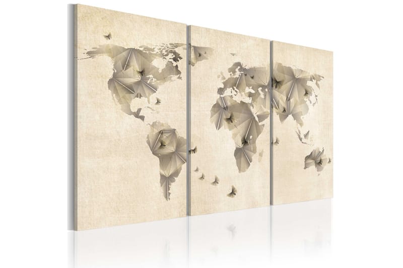 Taulu Atlas Of Butterfly Triptych 60x40, Artgeist sp. z o. o.