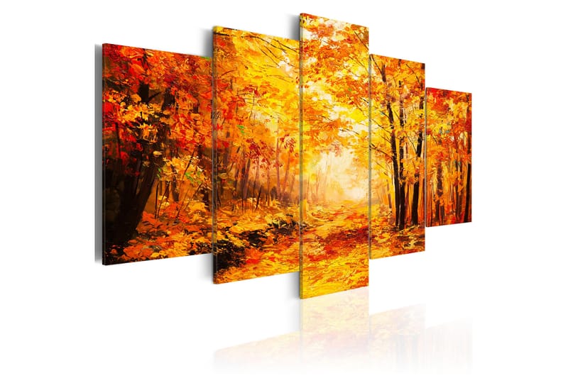 Taulu Autumn Alley 100x50 - Artgeist sp. z o. o. - Canvas-taulu - Seinäkoristeet