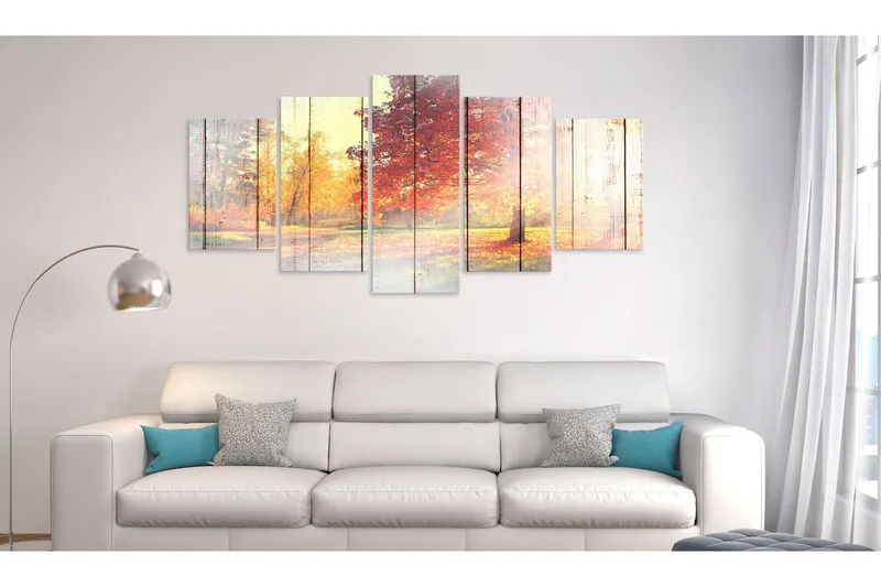 Taulu Autumn Sun 5 Parts Wide 100x50 - Artgeist sp. z o. o. - Sisustustuotteet - Taulu & taide - Canvas-taulu