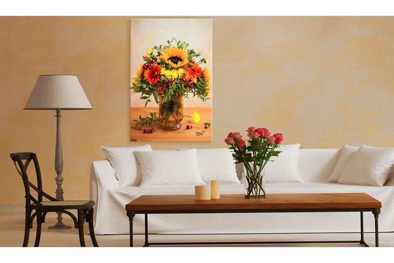 Taulu Autumnal Flowers 80x120, Artgeist sp. z o. o.