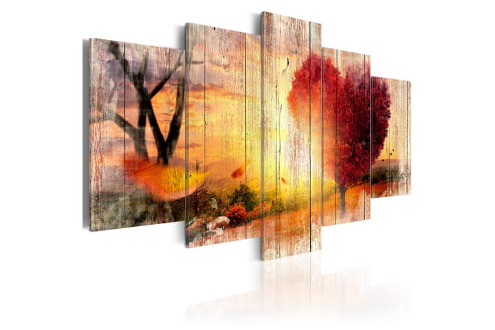 Taulu Autumnal Love 100x50 - Artgeist sp. z o. o. - Canvas-taulu - Seinäkoristeet