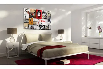 Taulu Banksy Collage 60x40 - Artgeist sp. z o. o. - Sisustustuotteet - Taulu & taide - Canvas-taulu