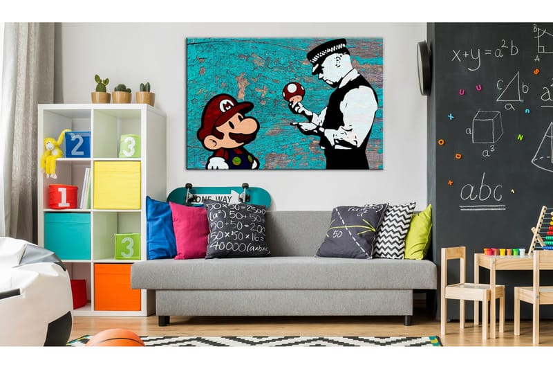 Taulu Banksy on Wood 90x60, Artgeist sp. z o. o.