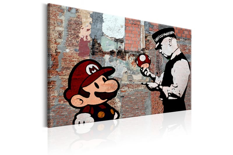 Taulu Banksy: One Last Time 90x60 - Artgeist sp. z o. o. - Sisustustuotteet - Taulu & taide - Canvas-taulu
