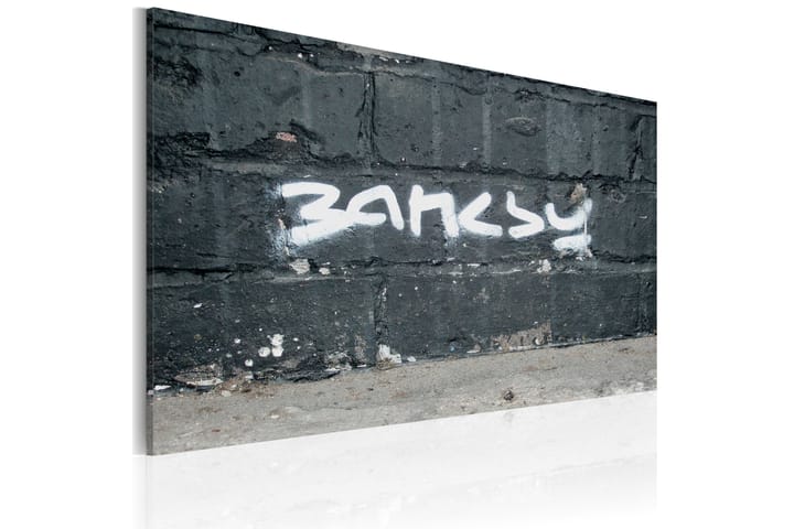 Taulu Banksy Signature 60x40 - Artgeist sp. z o. o. - Canvas-taulu - Seinäkoristeet