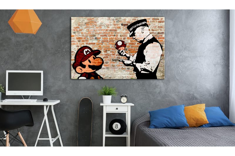 Taulu Banksy: Police Caution 90x60, Artgeist sp. z o. o.