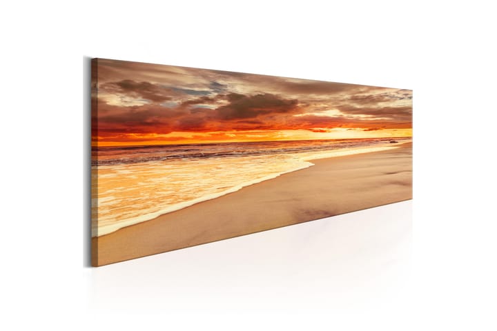 Taulu Beach Beatiful Sunset 135x45 - Artgeist sp. z o. o. - Canvas-taulu - Seinäkoristeet