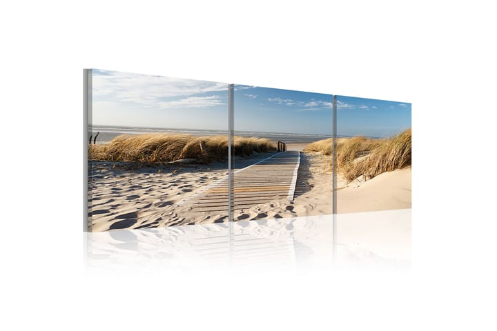 Taulu Beach Triptych 120x40 - Artgeist sp. z o. o. - Canvas-taulu - Seinäkoristeet