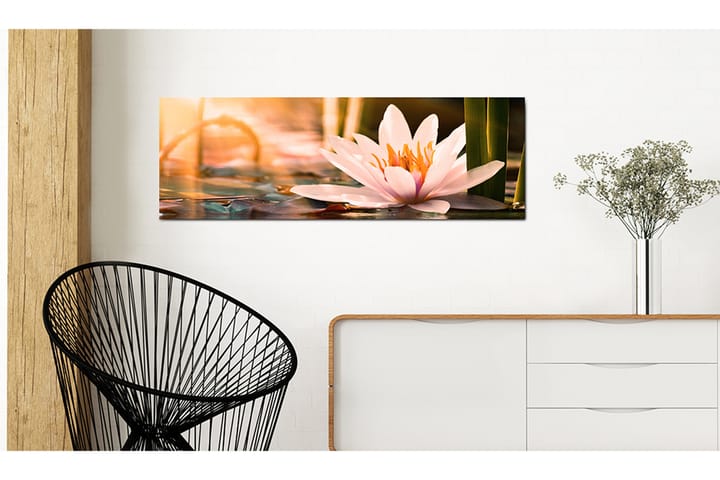 Taulu Beautiful Lotus 150x50 - Artgeist sp. z o. o. - Canvas-taulu - Seinäkoristeet