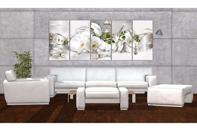 Taulu Beautiful Orchises 225x90 - Artgeist sp. z o. o. - Sisustustuotteet - Taulu & taide - Canvas-taulu
