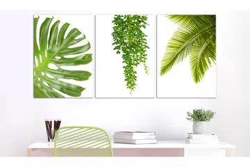 Taulu Beautiful Palm Trees 3 Parts 120x60 - Artgeist sp. z o. o. - Sisustustuotteet - Taulu & taide - Canvas-taulu