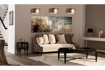 Taulu Beige Dandelion 225x90 - Artgeist sp. z o. o. - Sisustustuotteet - Taulu & taide - Canvas-taulu
