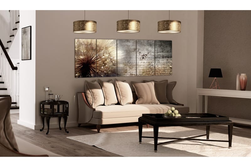 Taulu Beige Dandelion 225x90 - Artgeist sp. z o. o. - Sisustustuotteet - Taulu & taide - Canvas-taulu