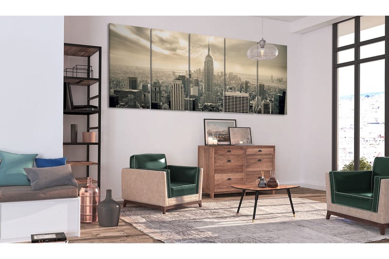 Taulu Beige Manhattan 200x80 - Artgeist sp. z o. o. - Sisustustuotteet - Taulu & taide - Canvas-taulu