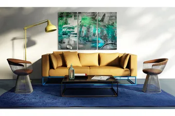 Taulu Berlin Arkkitehtuuri Vihreä 120x80 - Artgeist sp. z o. o. - Sisustustuotteet - Taulu & taide - Canvas-taulu
