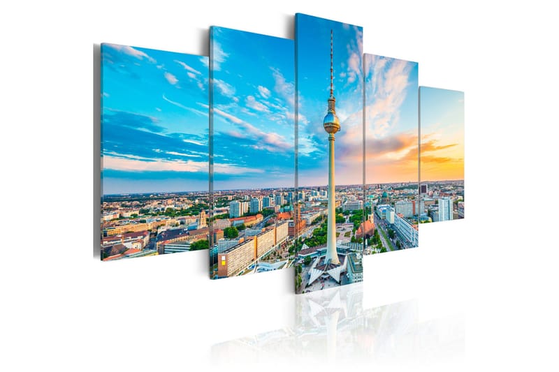 Taulu Berlin Tv Tower Germany 200x100, Artgeist sp. z o. o.