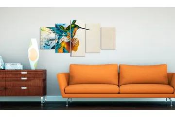 Taulu Bird's Music 5 Pieces 200x100 - Artgeist sp. z o. o. - Sisustustuotteet - Taulu & taide - Canvas-taulu