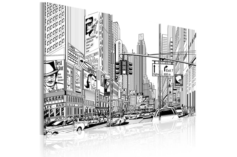 Taulu Black & White Comic Style 60x40, Artgeist sp. z o. o.