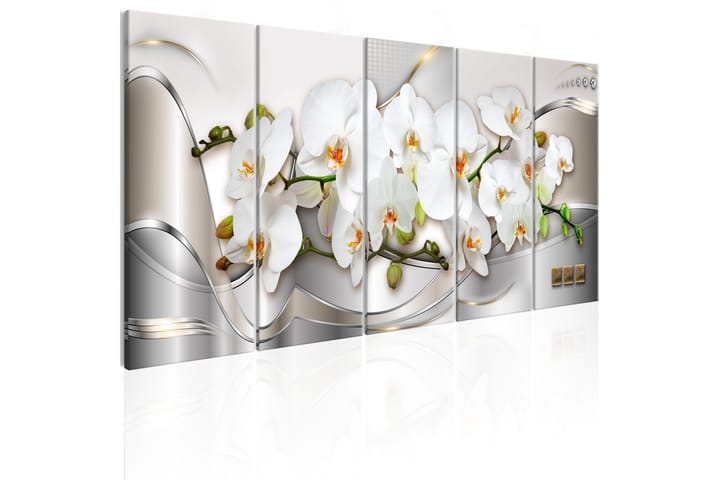 Taulu Blooming Orchids 200x80 - Artgeist sp. z o. o. - Canvas-taulu - Seinäkoristeet