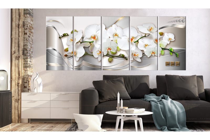 Taulu Blooming Orchids 200x80 - Artgeist sp. z o. o. - Sisustustuotteet - Taulu & taide - Canvas-taulu