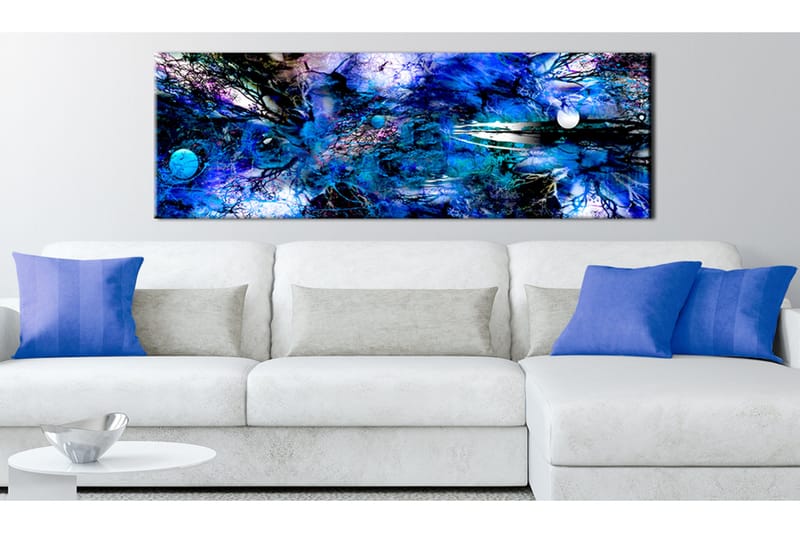 Taulu Blue Artistic Chaos 135x45 - Artgeist sp. z o. o. - Sisustustuotteet - Taulu & taide - Canvas-taulu