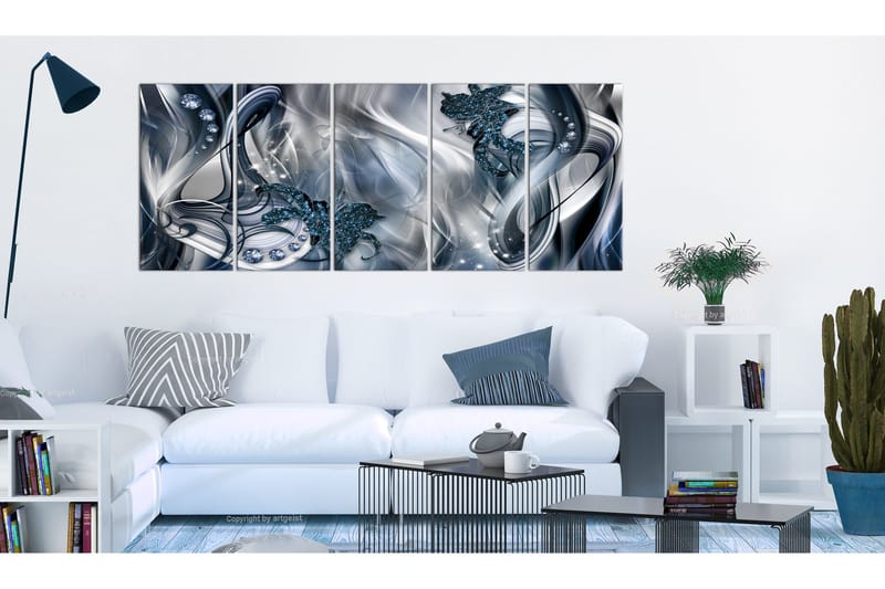 Taulu Blue Glow 225x90 - Artgeist sp. z o. o. - Sisustustuotteet - Taulu & taide - Canvas-taulu