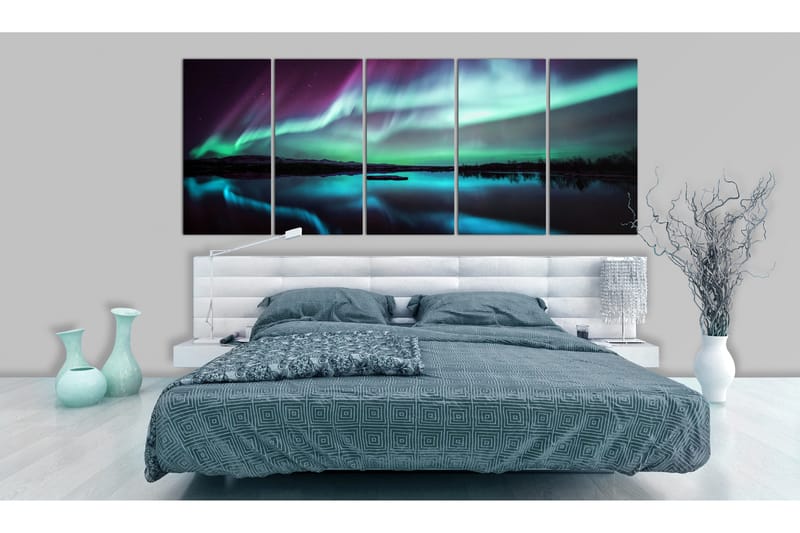 Taulu Blue Ribbons 200x80 - Artgeist sp. z o. o. - Sisustustuotteet - Taulu & taide - Canvas-taulu