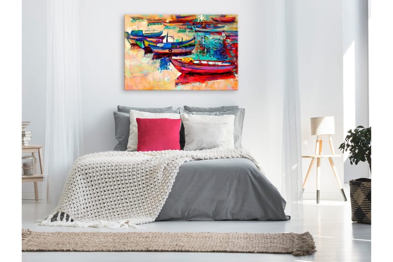 Taulu Boats (1 Part) Wide 90x60, Artgeist sp. z o. o.