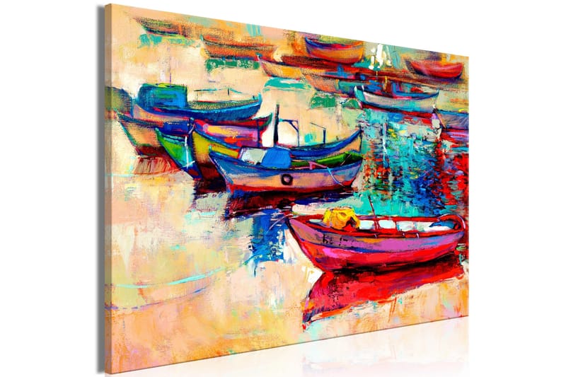 Taulu Boats (1 Part) Wide 90x60 - Artgeist sp. z o. o. - Sisustustuotteet - Taulu & taide - Canvas-taulu