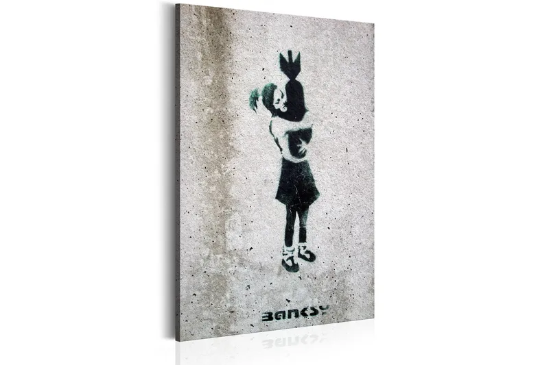 Taulu Bomb Hugger By Banksy 60x90, Artgeist sp. z o. o.