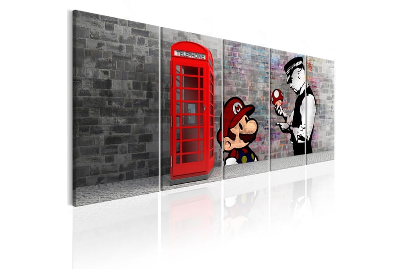 Taulu Brick Graffiti 225x90, Artgeist sp. z o. o.