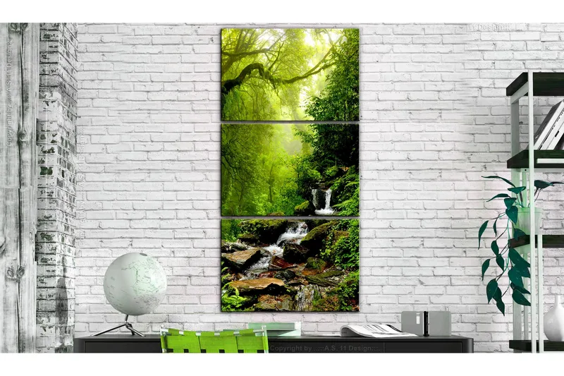 Taulu Brook Among Trees 60x120 - Artgeist sp. z o. o. - Sisustustuotteet - Taulu & taide - Canvas-taulu
