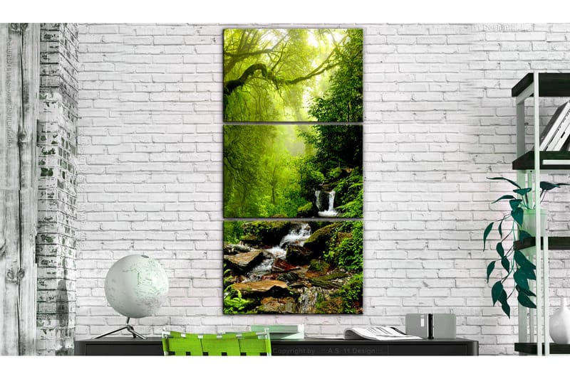 Taulu Brook Among Trees 60x120 - Artgeist sp. z o. o. - Sisustustuotteet - Taulu & taide - Canvas-taulu